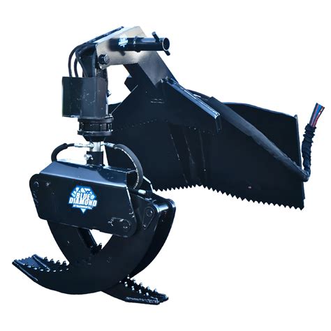 best log grapple for skid steer|logging attachments for skid steers.